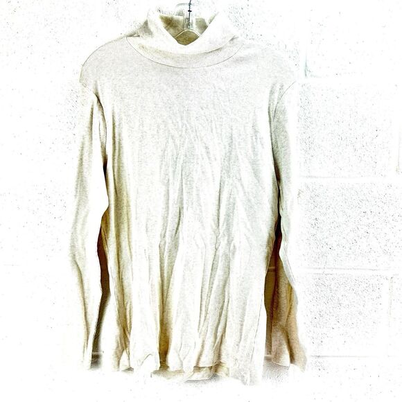 NWT Joules Clarissa Solid in Oatmeal Turtleneck Sweater Knit Womens Sz 14 - Picture 1 of 7